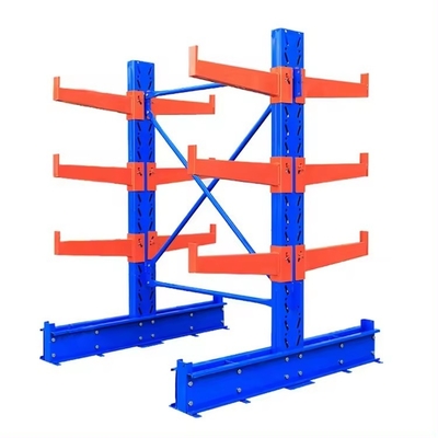 Powder Coated Heavy Duty Cantilever Racking with 2-5 Levels for Capacity Storage