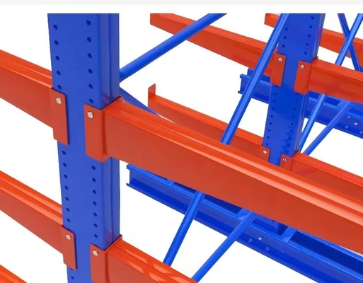Powder Coated Heavy Duty Cantilever Racking with 2-5 Levels for Capacity Storage