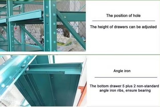 Powder Coated Steel Mould Racking With Adjustable Load Capacity For Efficient Storage