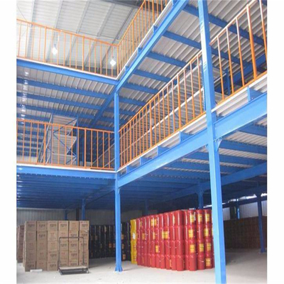 P001 Industrial Steel Platform Storage Racks With Customized Adjustable Shelving