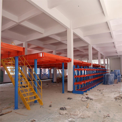 P001 Industrial Steel Platform Storage Racks With Customized Adjustable Shelving