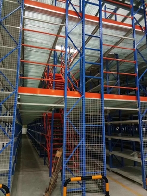 P001 Industrial Steel Platform Storage Racks With Customized Adjustable Shelving