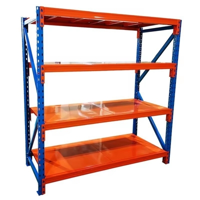 Development Conventional Steel Panel Medium Duty Long Span Rack for Industrial Storage