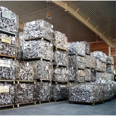 Stackable Welding Steel Wire Mesh Container with Forklift Pocket Easy to Transport