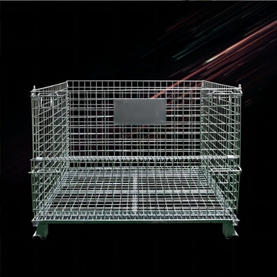 800*600*640 Heavy Duty Folding Storage QF-Storage Cage with Powder Coating